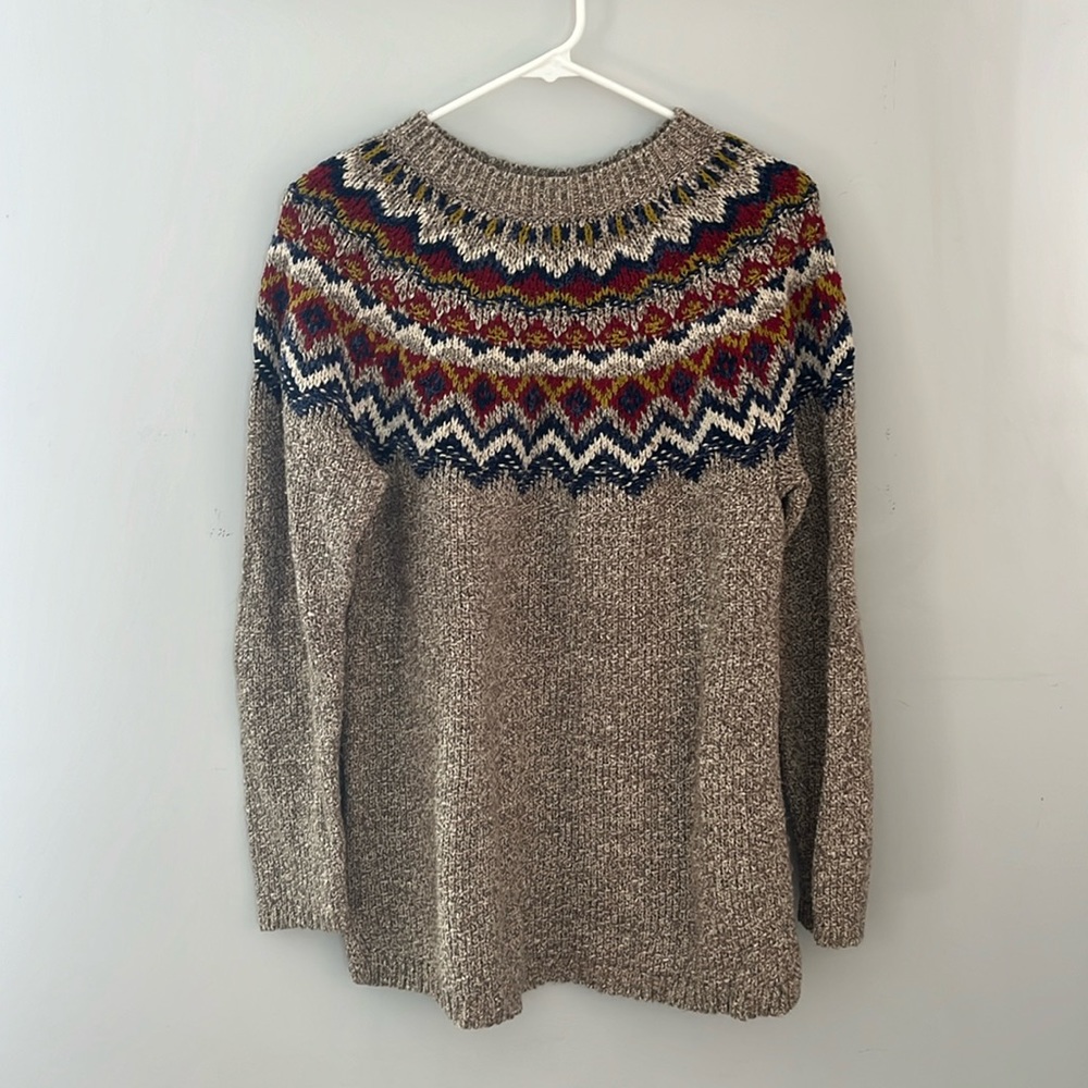 J Jill Fair Isle Sweater